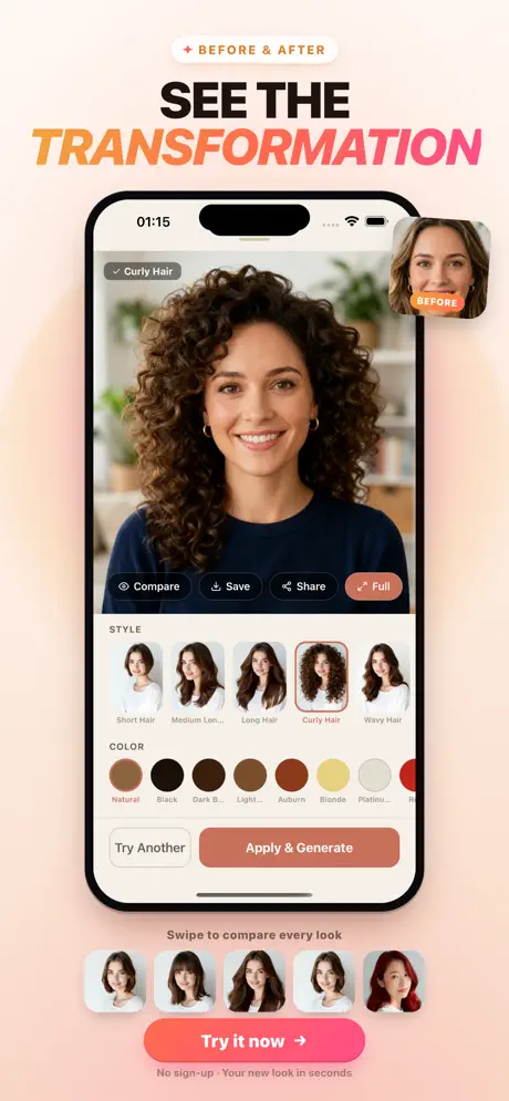 HairOn screenshot 2