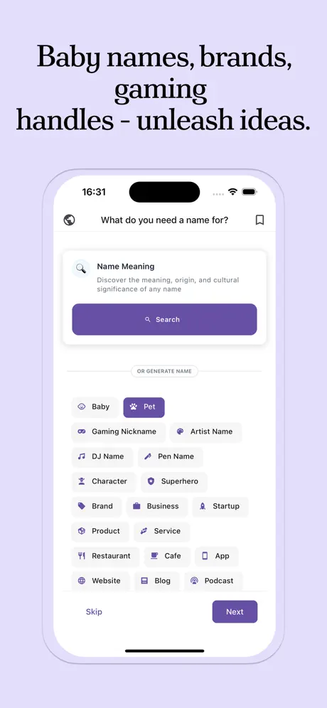 Name Generator screenshot 2